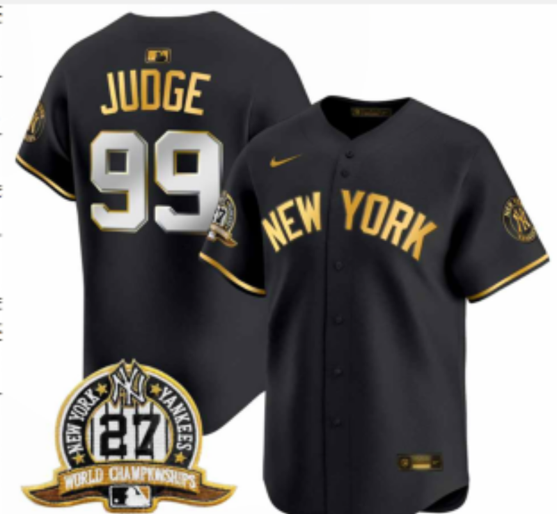 Men 2026 New York Yankees #99 Judge black Nike MLB Jersey 0924004->new york yankees->MLB Jersey